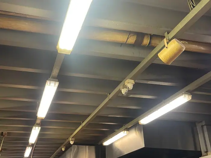 Production lighting, bakery